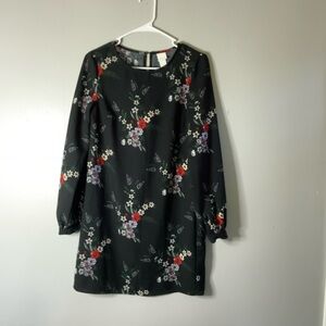 H&M Long Sleeve Floral Dress
